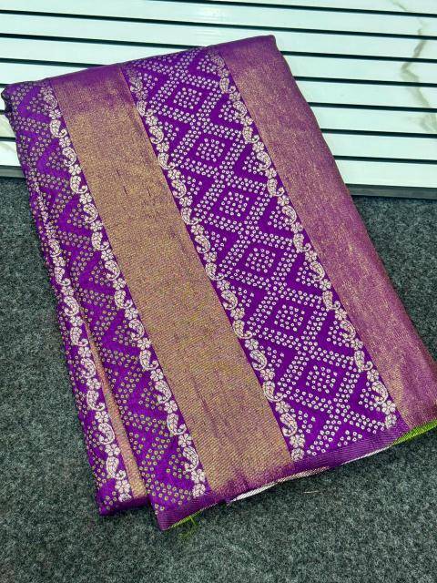 Akshara bandhej Silk saree wholesale in Gujarat